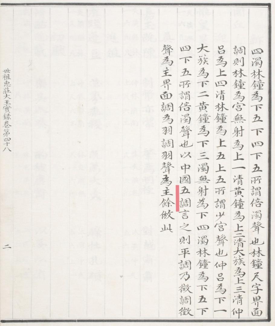 국가기록원 역사기록관, 세조실록 048권, 002a면